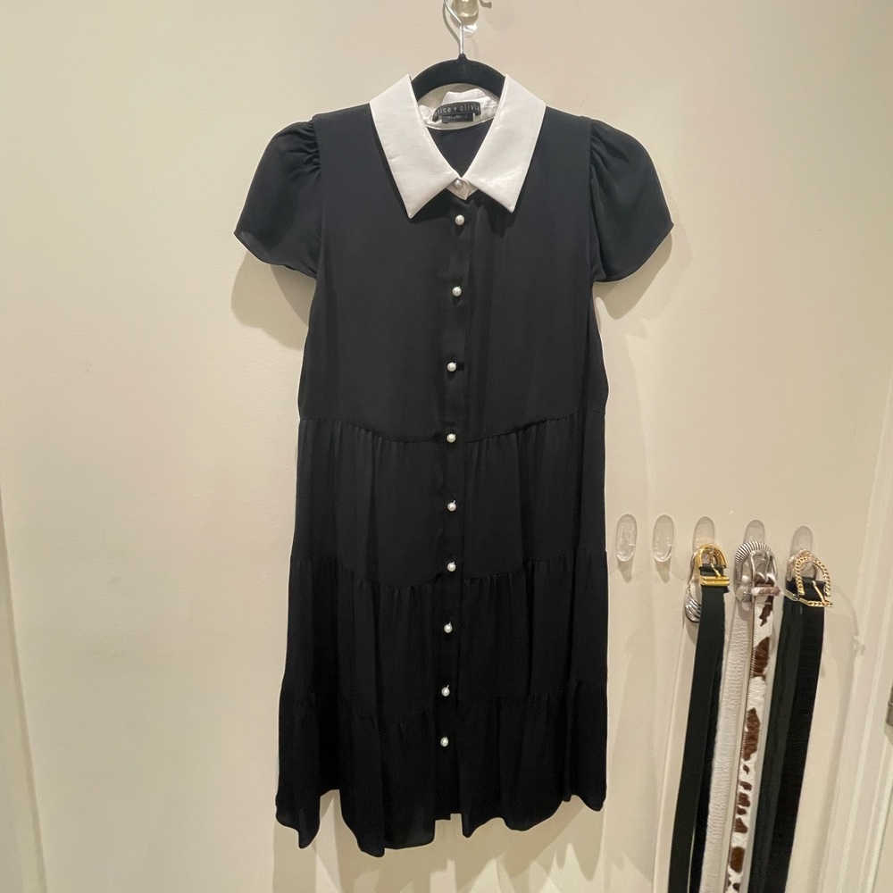 Alice + Olivia Meeko Dress with Collar